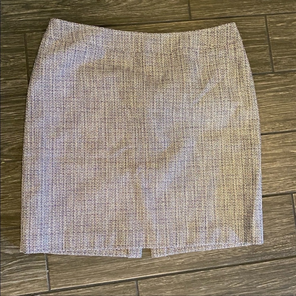 Tahari ASL Tweed Mini Skirt Size 16P Petite - Picture 1 of 6